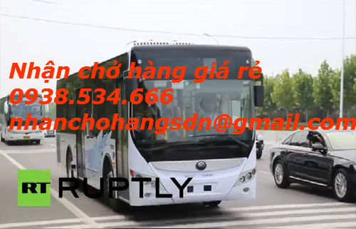 Xe buýt không người lái đầu tiên ở Trung Quốc